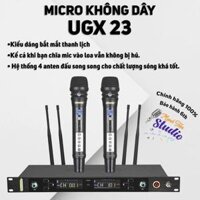 CTY MẠNH TIẾN Micro karaoke không dây UGX 23ii phiên bản 2020 hàng chuẩn 4 râuBảo Hành 12 Tháng - ugx10ii