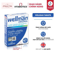 CTY. Viên Uống Vitabiotics WELLMAN Tăng Cường Sức Khỏe, Hạn Chế Lão Hóa Cho Nam Giới Hộp 30 Viên. BS AN