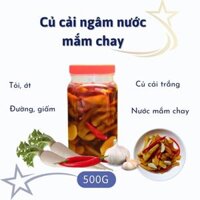 Củ cải ngâm nước mắm chay- tiện lợi dễ kết hợp với các món ăn