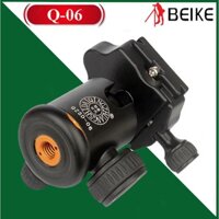 CỦ DẦU CHÂN MÁY ẢNH BALL HEAD BEIKE BK-06 . Tặng Da cừu - Da thật