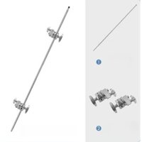 Củ Khớp Nối Tay Boom Xlight bằng Inox đầu 2.5 inch chắc chắn cho chân đèn studio