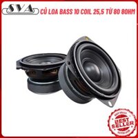 Củ loa bass 10 coil 25,5 từ 80 - 8ohm - mã 4025 - cái
