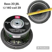 củ loa Bass 20 JBL từ 140 coil 38 gân Mút Xốp hàng nhập khẩu - bass cực mạnh ( 1 củ )