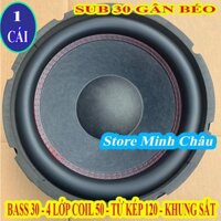 CỦ LOA SUB 30 JB CAO CẤP TỪ KÉP 120 COIL 50 GÂN BÉO - GIÁ 1 CHIẾC