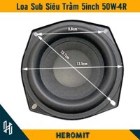 Củ loa sub siêu trầm 5inch 50W chất lượng cao ( bản giới hạn )