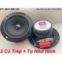 Củ Loa treble 2 từ (JBL) 10 cm TẶNG 2 TỤ Đỏ Xịn 1.0MF Như Hình - Giá 2 Loa