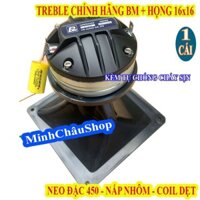 CỦ LOA TREBLE 450 BM TỪ NEO COIL DẸT VIỀN ĐỒNG NHẬP KHẨU + TỤ 3.3MF + HỌNG 16x16 - GIÁ 1 LOA