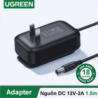 Củ nguồn DC 12V-2A adapter đạt chuẩn 3C dài 1.5m UGREEN 20359 LazadaMall