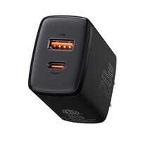 Củ nhanh siêu nhỏ gọn 20W Baseus Compact Quick Charger (USB + Type C Dual Port, 20W PD/QC 3.0 Multi Quick Charge Support)- CCXJ
