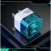 Củ sạc 20W USB C hỗ trợ sạc nhanh Type C PD cho iPhone 12 Pro Max 11 Mini 8 Plus