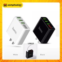 Củ Sạc 3 Cổng USB Hoco C15 Có Màn LCD hiển thị đo dòng điện cốc sạc nhanh củ sạc loa bluetooth củ sạc iphone 6 củ sạc oppo f9 củ sạc máy tính bảng phụ kiện điện thoại cuc sac dien thoai