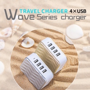 Củ sạc 4 cổng USB Remax Wave RP-U41 2.4A