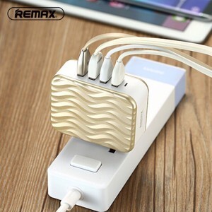 Củ sạc 4 cổng USB Remax Wave RP-U41 2.4A