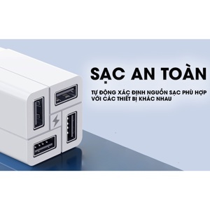 Củ sạc 4 cổng USB WK WP-U73