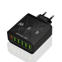 Củ Sạc 65w 6 Cổng usb 3.1a usb-a * 5 qc3.0 Phích Cắm us Cho iphone 12 13 14 14 pro huawei mate50