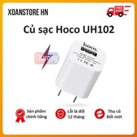 Củ sạc Android iPhone iPad HOCO UH102 Chính Hãng Cao Cấp chống cháy nổ và 10 que chọc sim