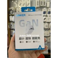 Củ sạc Anker 30W A2146 cổng type C