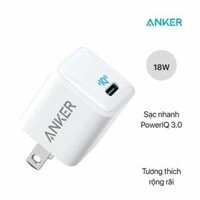 Củ sạc Anker Powerline III Nano A2616 18W