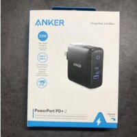 Củ sạc ANKER PowerPort 33W PD + 2 ( PD 18W và IQ 2.0 15W) - Mã A2626 sạc nhanh IPhone Android