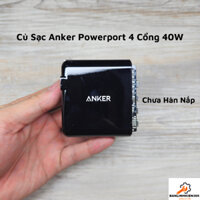 Củ Sạc Anker Powerport 4 Cổng 40w- A2142 Chính Hãng