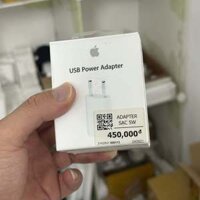 Củ sạc Apple 5W chân tròn thị trường VN chính hãng (New)