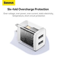 Củ Sạc Baseus Compact Charger 2 Cổng USB 10.5W