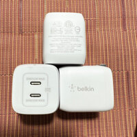 Củ Sạc Belkin GaN PD/PPS 45w/65W Likenew(Không Hộp)