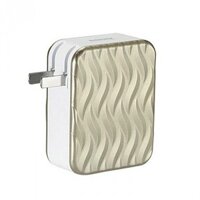 Củ  Sạc Điện Thoại REMAX RP-U41  4  Cổng USB  Tặng Kèm  Cáp Sạc IPhone - Hàng Chính Hãng - Vàng