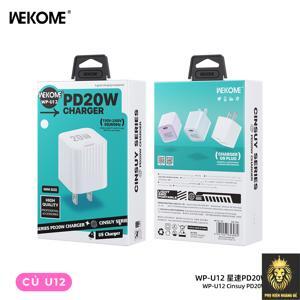 Củ sạc điện thoại Usb Remax U12