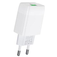 Củ sạc Hoco C72Q 18w sạc nhanh cốc cóc Dành cho điện thoại iPhone iP Huawei Samsung Oppo Realme - Hàng chính hãng - Trắng