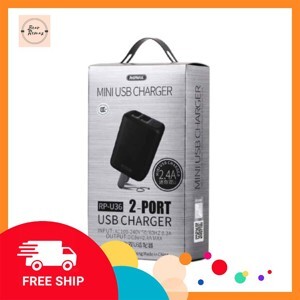 Củ sạc mini 2 cổng Remax RP-U36