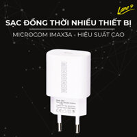 Củ sạc MRC Imax3A cổng USB chân tròn, chuẩn sạc nhanh 18W, hàng chính hãng - CS002