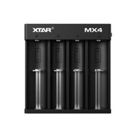 Củ Sạc MX4 2024 XTAR NEW MX4 Cho Pin Li-ion AA AAA3.2V LiFePO4 & 1.2V Ni-MH 21700 & 1.5V