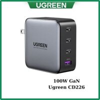 Củ sạc nhanh 100W GaN 4 cổng Ugreen 40747 40737 CD226