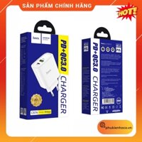 ⚡Củ sạc nhanh 2 cổng hoco c57a - cốc sạc nhanh pd 18w qc 3.0 chống cháy nổ  ⚡