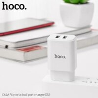 CỦ SẠC NHANH 2 CỔNG Hoco C62A Chính Hãng - Chất Liệu PC Chống Cháy | 34005 COP