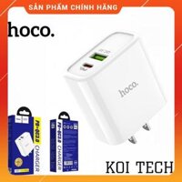 Củ sạc nhanh 2 cổng PD 20w hoco c57a - cốc sạc nhanh PD 18w quick charge 3.0 MSP13866