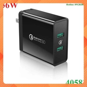 Củ sạc nhanh 36W 2 cổng hỗ trợ Quick Charge 3.0 Ugreen 40583