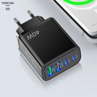 Củ Sạc Nhanh 40w pd25w + type-c + 2 Cổng usb 2.4a usb c Cho iphone 14 13 12