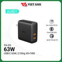 Củ sạc nhanh 63W AUKEY PA-D5