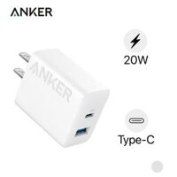 Củ sạc nhanh Anker 2 cổng 1C1A/20W A2348 - Cũ