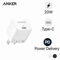 Củ sạc nhanh Anker 20w PD USB-C- cục sạc mini du lịch gấp gọn củ sạc cổng type C cho iPhone Nguyễn Gia gropup Cao Đạt Q5