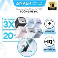 Củ Sạc Nhanh ANKER 511 A2637 Nano Pro 20W