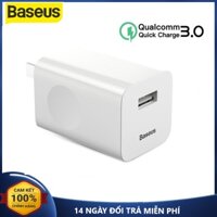 Củ Sạc Nhanh Baseus CCALL-AX02 Quick Charge 3.0 Cho Iphone/Android - Củ Sạc Nhanh Baseus Cao Cấp