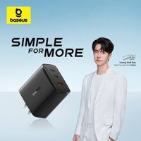 Củ sạc nhanh BASEUS USB C 65w gan thích hợp cho máy tính xách tay/ iphone 15 14 13 12 11 Seri
