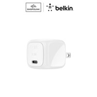 Củ sạc nhanh Belkin 30W 1 cổng USB-C PD Cubic Wall Charger - Màu Trắng