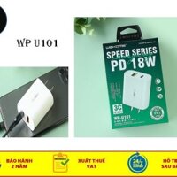 CỦ SẠC NHANH CAO CẤP WK U101-1 TYPEC-1, CỔNG USB