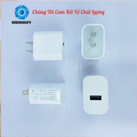 Củ sạc nhanh cổng kết nối usb sạc cho các dòng điện thoại pin dự phòng phụ kiện áo điều hòa