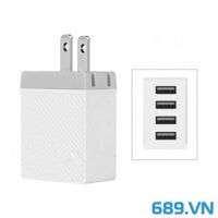 Củ Sạc Nhanh Hoco C23B Cốc Sạc Đa Năng 4 Cổng Usb Giá Rẻ