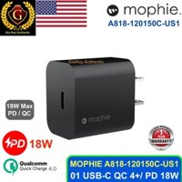 Củ sạc nhanh MOPHIE A818-120150C-US1 QC 4+/ Power Delivery 18W